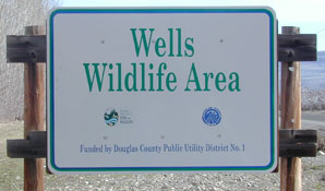 Wells Wildlife Area Sign